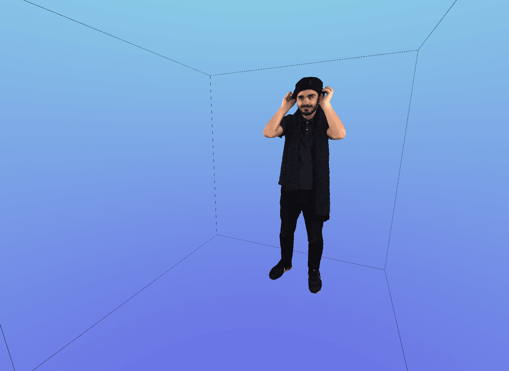 Thumbnail for blue shirt man real life content 512v